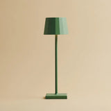 Lampe de table rechargeable verte Wouter Sage