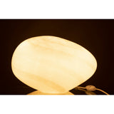 Détail de la lampe J-Line Pearl Oval en verre blanc