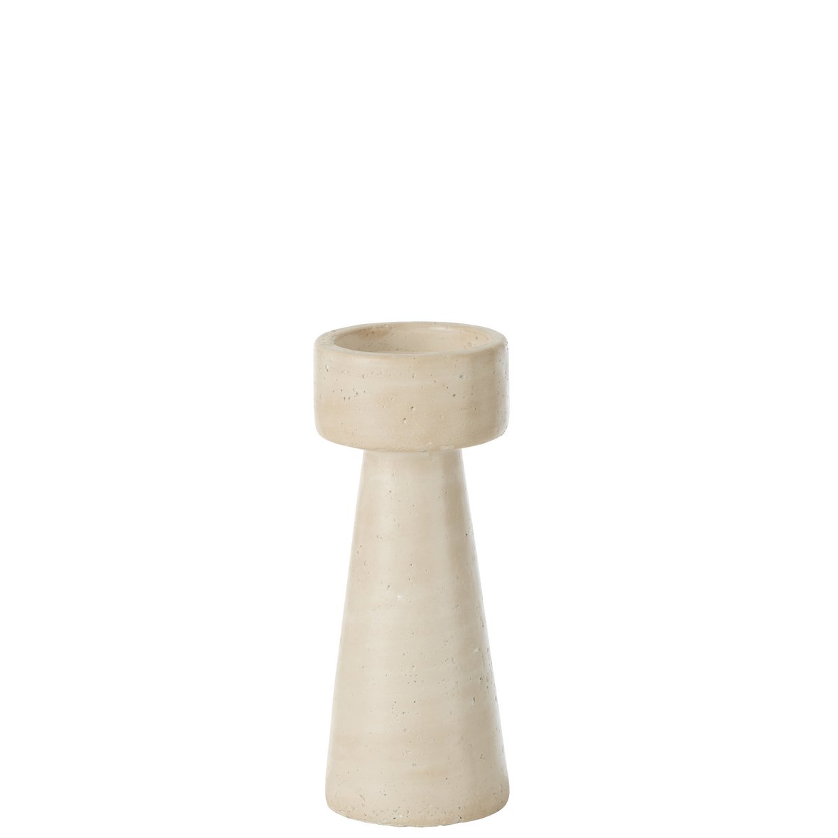 Lustre J-Line Orlina en ciment crème, vue de face