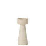 Lustre J-Line Orlina en ciment crème, vue de face