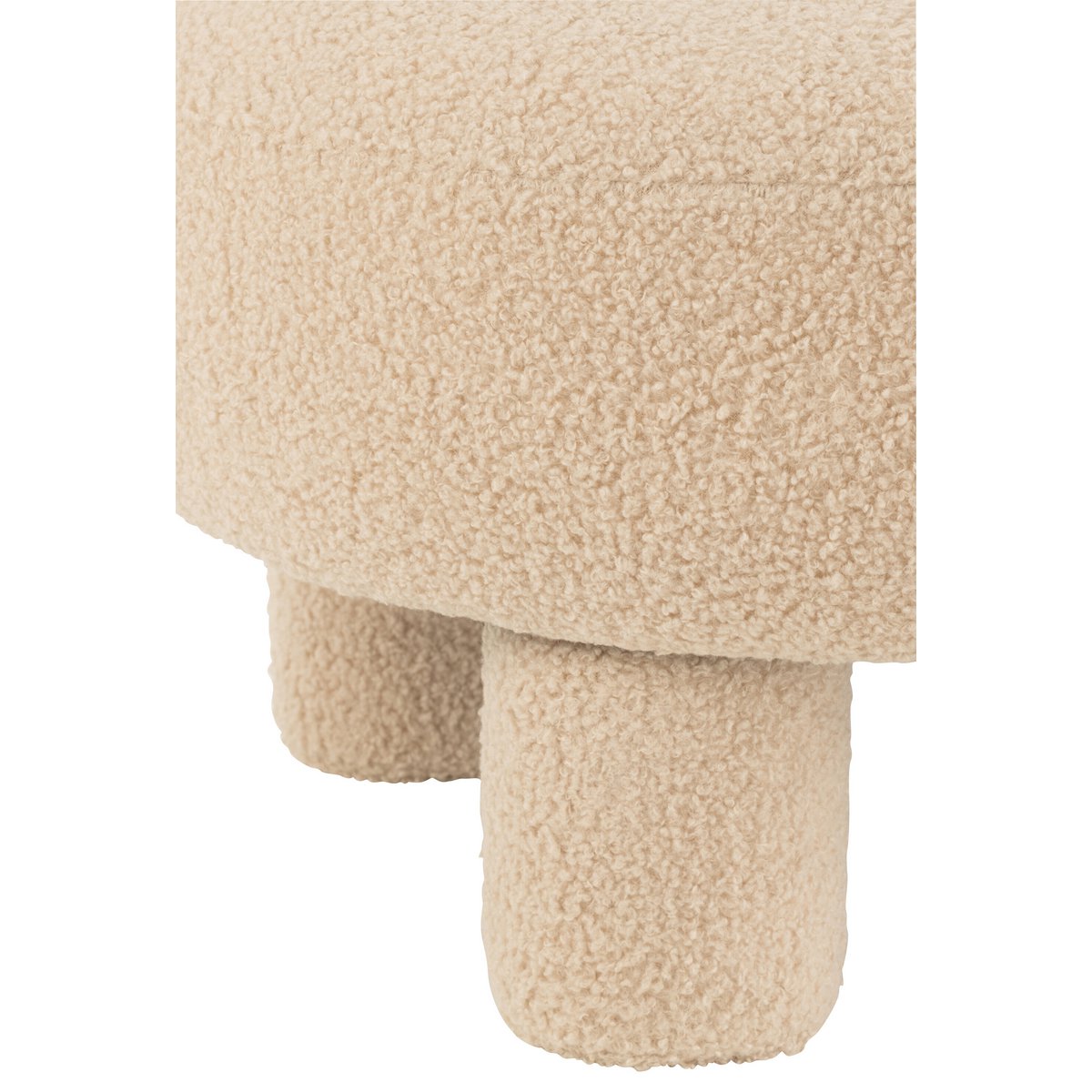 Profil du tabouret J-Line beige avec dossier