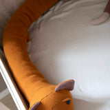 Serpent de lit - Freya le renard Orange foncé