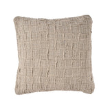 La Housse de Coussin Lin Damier - Naturel