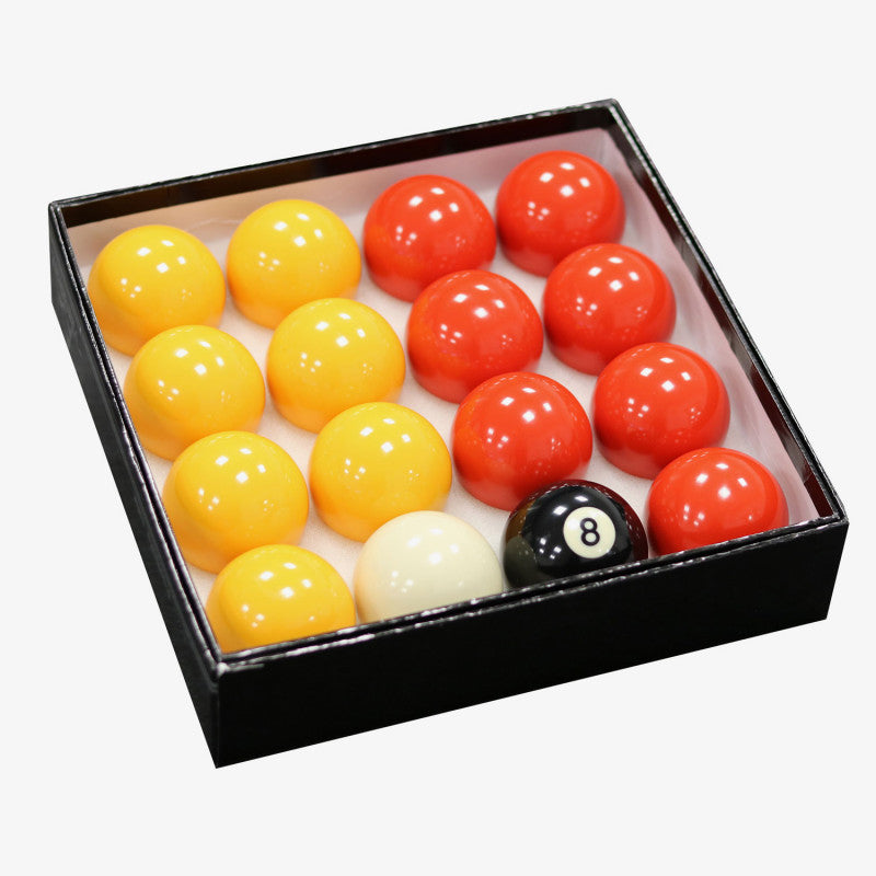 Jeu de billes pool anglais rouges et jaunes Cornilleau