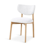 Lot de 2 chaises Blake Castle Line tissu doux et pieds bois