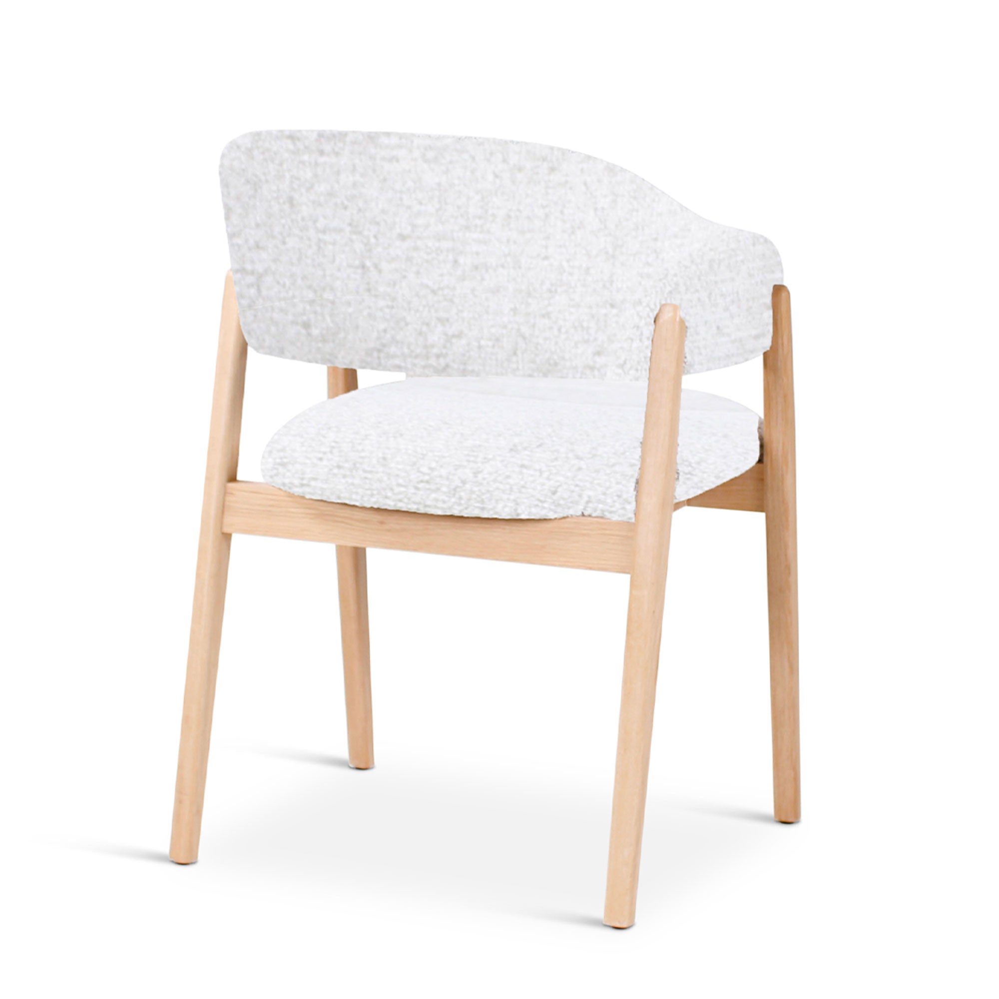 Détail des accoudoirs de la chaise Conor