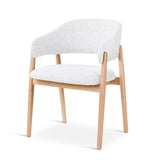 Lot de 2 chaises Conor Castle Line avec accoudoirs et pieds chêne