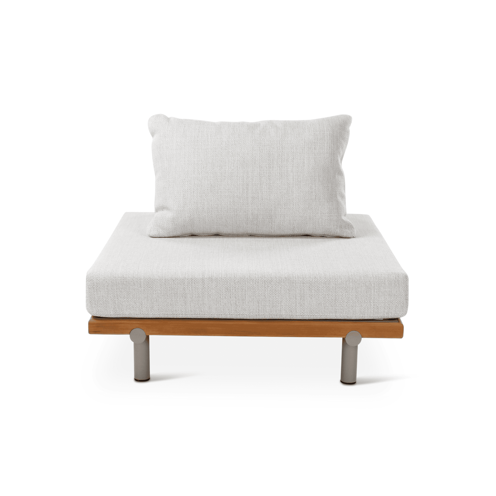 Module outdoor Emilio Castle Line en teck naturel 95 cm