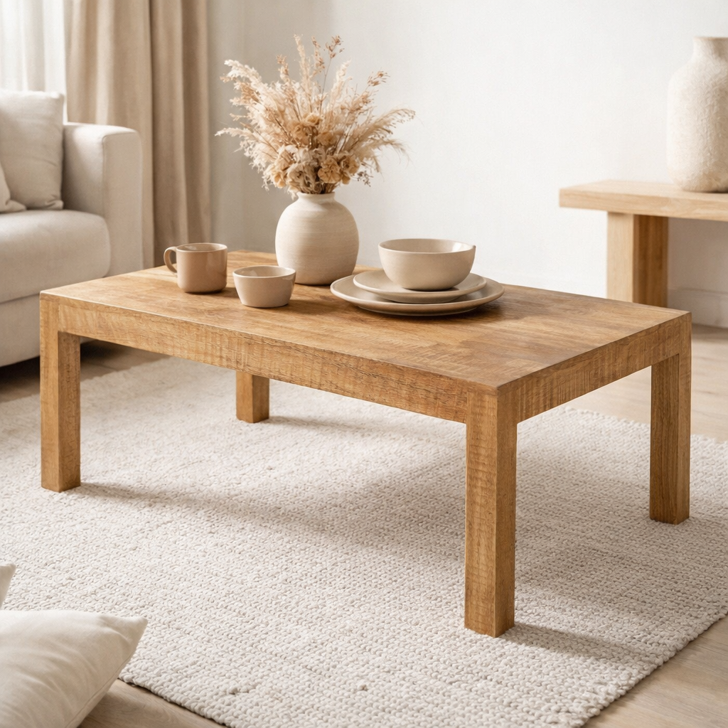 Table basse 110x60 cm en situation