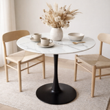 Table de 100 cm de diamètre en situation