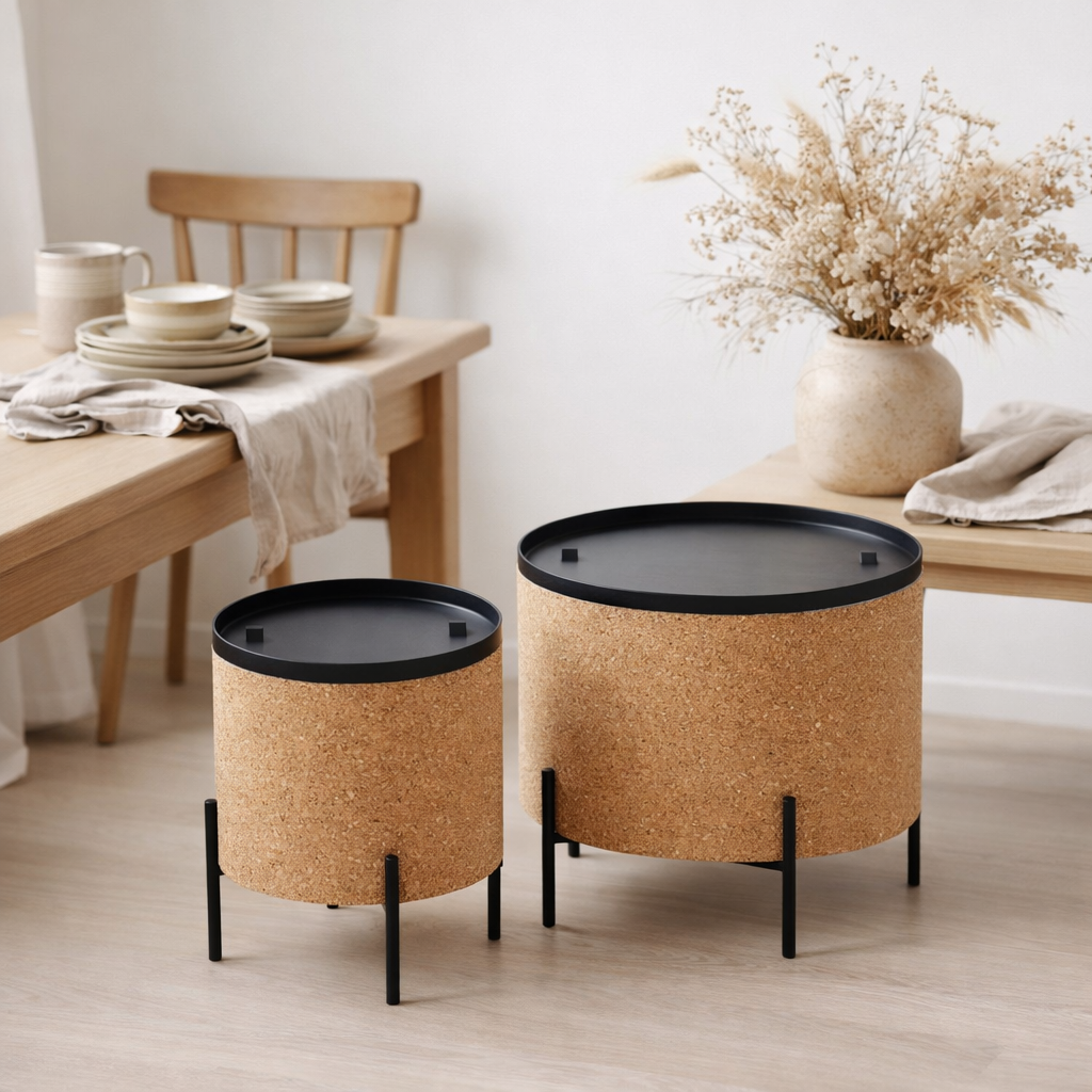 Tables basses, lot de 2 en situation