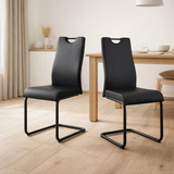 Chaise, lot de 2 avec structure luge en situation