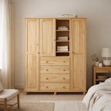 Armoire avec 4 portes et 4 tiroirs en situation