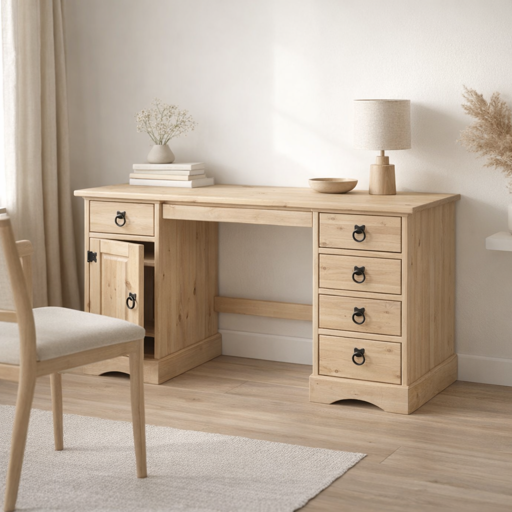 Bureau en Bois en situation