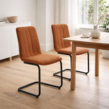 Chaise, lot de 2 avec structure luge en situation
