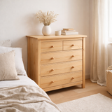 Commode avec 5 tiroirs en situation
