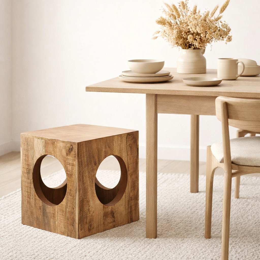 table d'appoint en situation