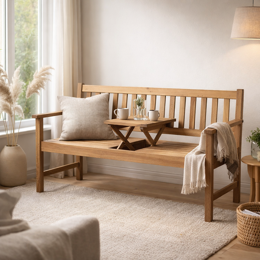 Banc de jardin 157 cm en situation