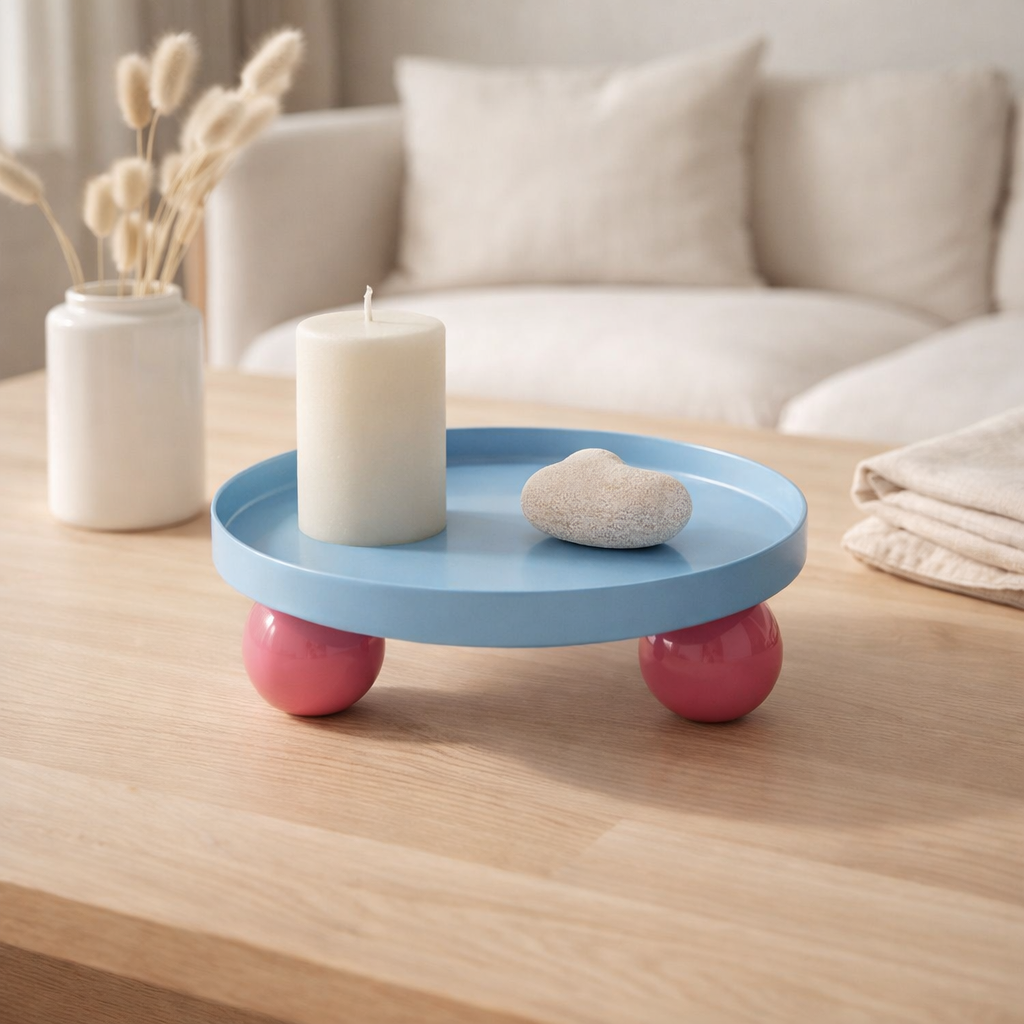 Plateau Double Funky Rond en situation