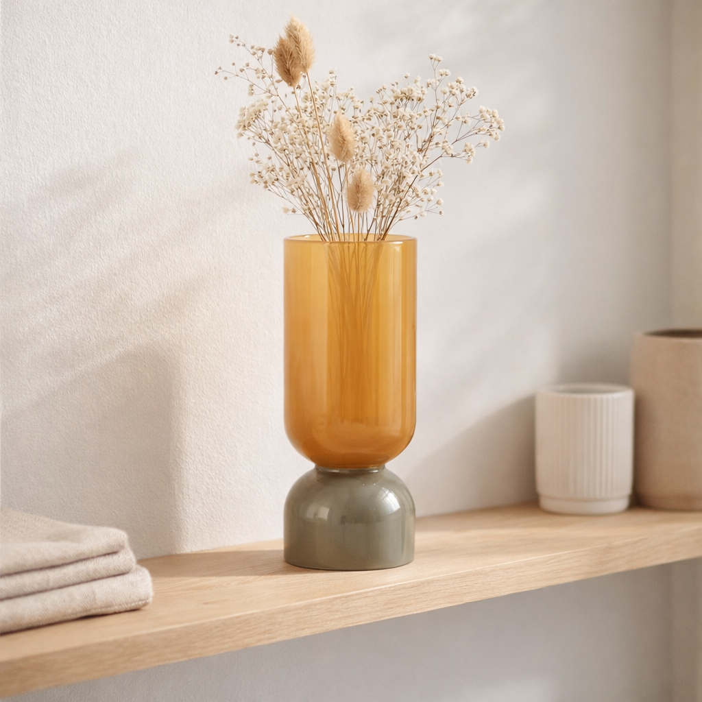 Vase Couleurs Variées Moyen en situation