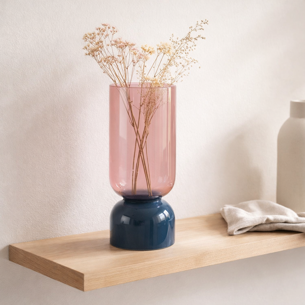Vase Couleurs Variées Moyen en situation