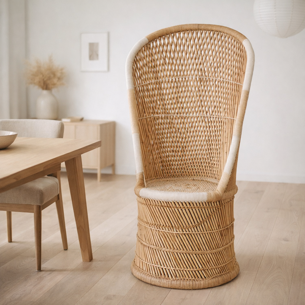 Chaise à dossier J-Line pour adultes - bambou - naturel en situation