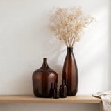 J -line Vase Oval - Verre - Brown - 81 cm de haut en situation