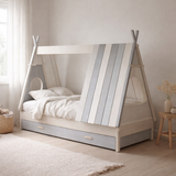 Lit pour enfants + tiroir en situation