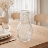 Carafe J-Line + verre Maya - verre - transparent en situation