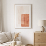 Mina Impression sur toile, toile, beige/marron, No.1, 50x70 cm en situation