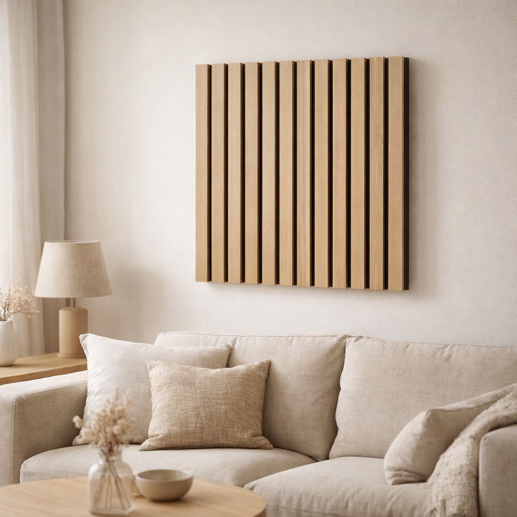 Panneau acoustique en situation