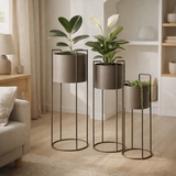 Ensemble de pots de fleurs Essence en situation