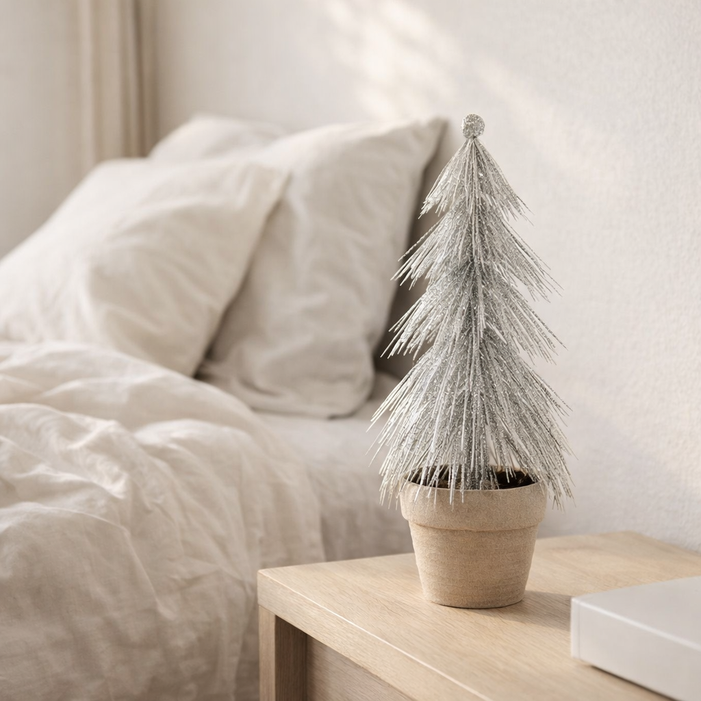Pin J-Line In Pot Glitter - plastique - argent en situation