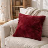 Coussin J-Line Cutie – polyester – rouge - 45 x 45 cm en situation