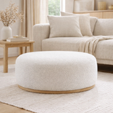 Manhattan Pouf - White, MDF/Pinewood/Foam/Polyester, 88.5x54.5x36 cm en situation