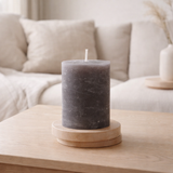 Bougie cylindrique J-Line - gris foncé - 39U - moyenne en situation