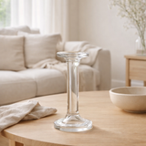 Bougeoir J-Line Plain - verre - transparent - grand en situation