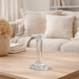 Bougeoir J-Line Plain - verre - transparent - petit en situation