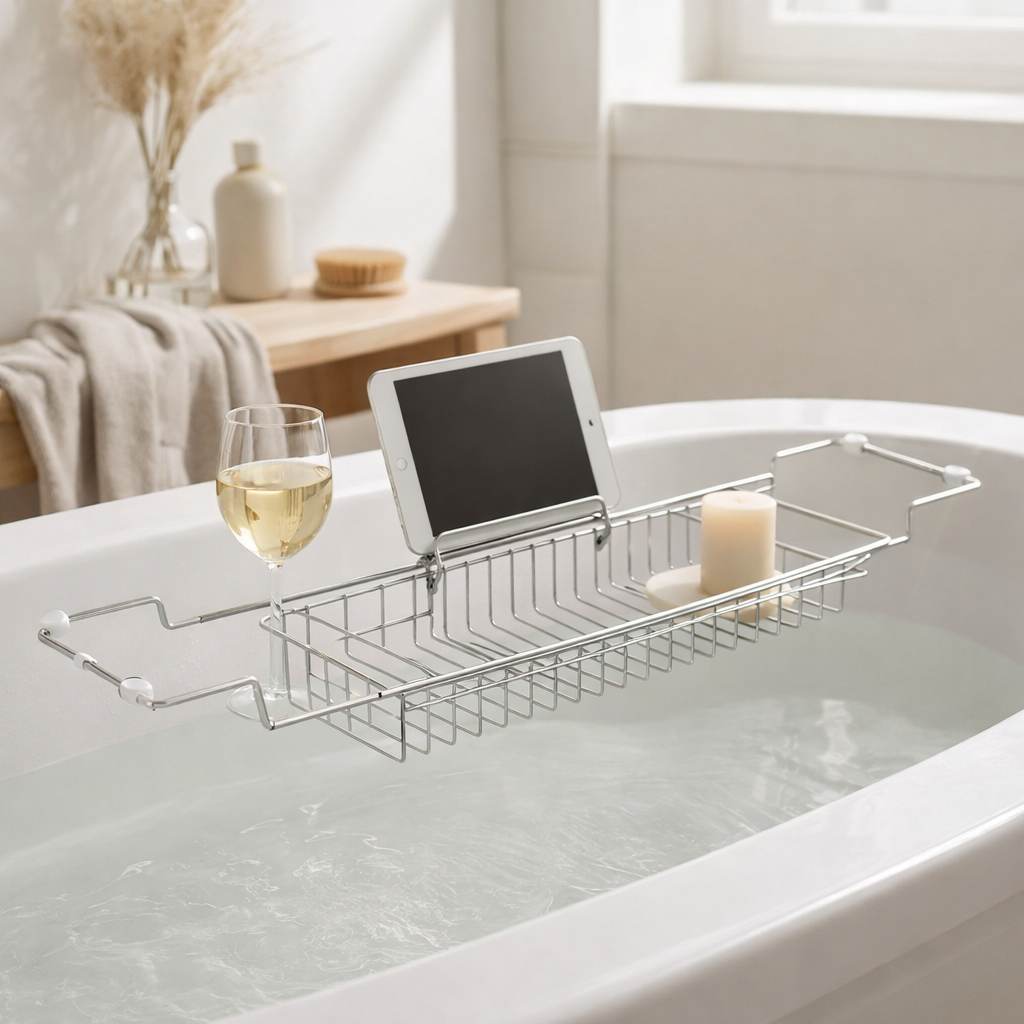 Chariot de baignoire en situation