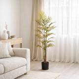 Plante artificielle palmier doré grand en situation