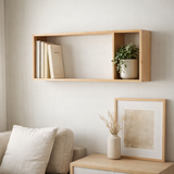 Etagère Murale Ember - Naturel, Bambou, 70x15x35,5 cm en situation