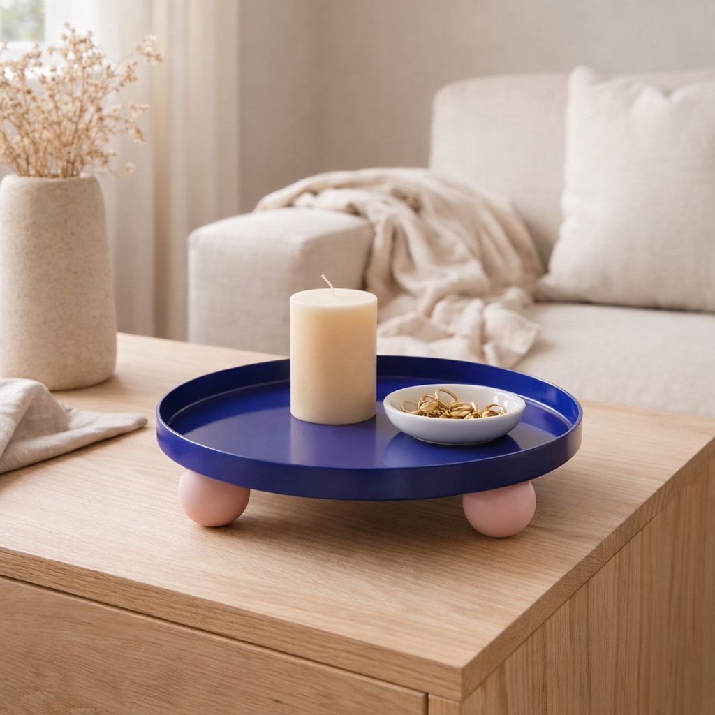 Plateau Double Funky Rond Grand en situation