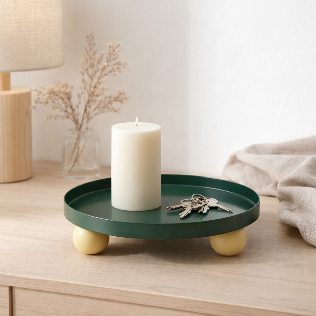 Plateau Double Funky Rond Grand en situation