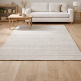 Dehli Rug - Tapis tissé main, ivoire, 160x230 cm en situation