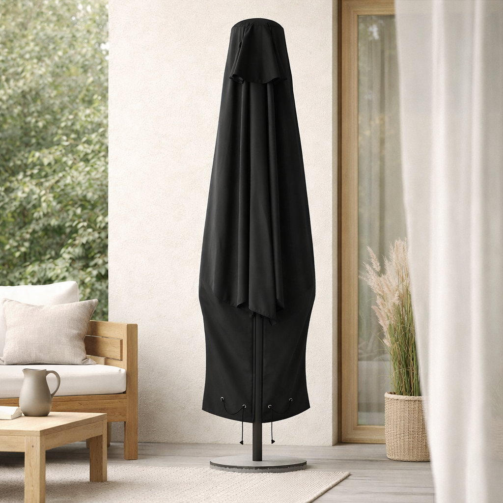 Housse de luxe - Noir, Polyester, 225x35/55cm en situation