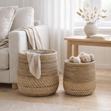 Moro Pankets - Natural Kubu Rattan - Ensemble de 2 en situation