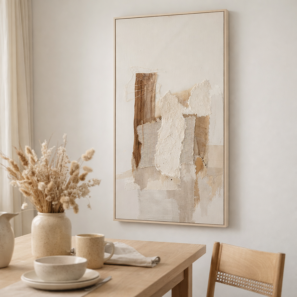 Tableau J-Line Dob - toile/bois de pin - mix en situation