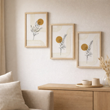 Ensemble de cadres Madison, naturel, lot de 3 en situation