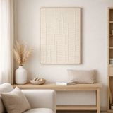Ena Relief Décoration murale, beige, 60x80 cm en situation