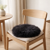 Assise en cuir d'agneau en situation